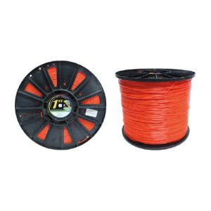 Nylon para desbrozadora Full Garden 2.40 mm x 1939 m – redondo naranja