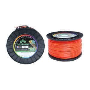 Nylon para desbrozadora Full Garden 2.40 mm x 262 m – redondo naranja