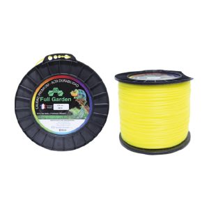 Nylon para desbrozadora Full Garden 2.70 mm x 348 m – redondo amarillo